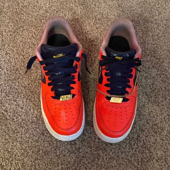 Nike Air Force 1 ‘07 Cuban Link Shoes Womens size 8 - Picture 3 of 7